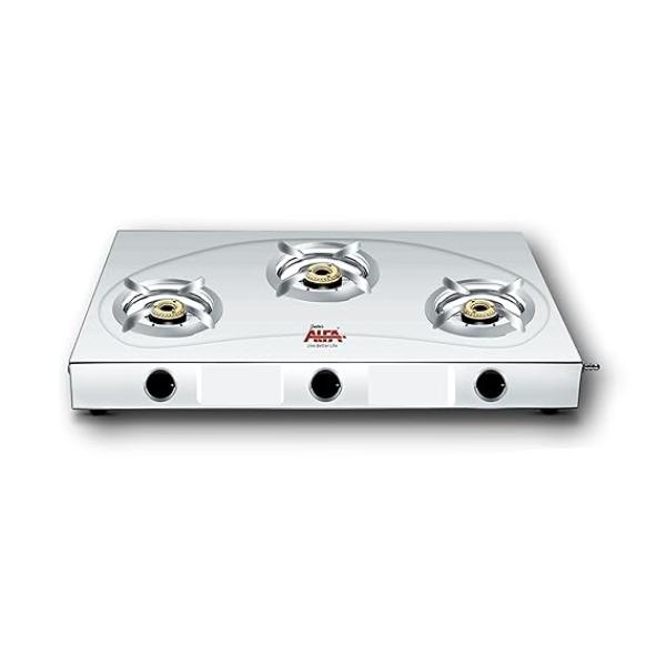 ALPHA FLARE 3B S.STEEL GAS STOVE
