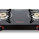 BUTTERFLY DUO 2 B GLASS TOP GAS STOVE