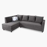 CORNER SOFA RECRON BACK & POCKETED SPRING SEAT 2+2+1+1+CORNER