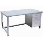 FULL STEEL TABLE WITH TWO DRAW 3X2