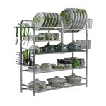 KITCHEN STEEL RACK WITH TRAY