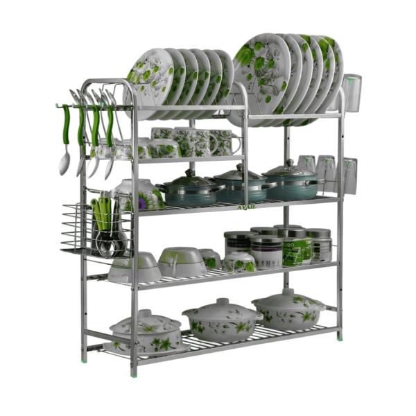 KITCHEN STEEL RACK WITH TRAY