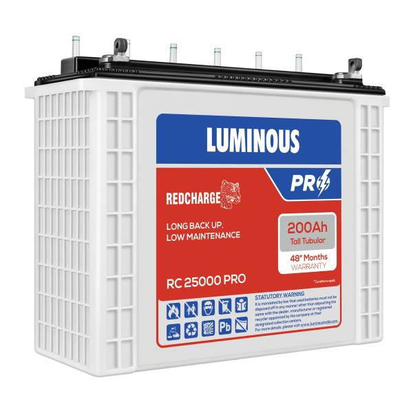 LUMINOUS 200AH RC25000 PRO BATTERY