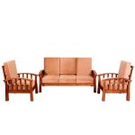 NORMAL WOOD 3+1+1 SOFA