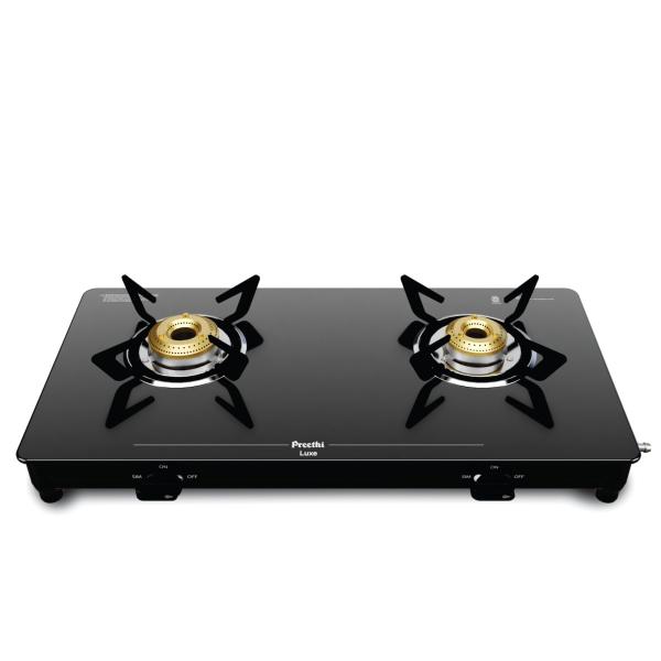 PREETHI LUXE 2B GLASS TOP GAS STOVE