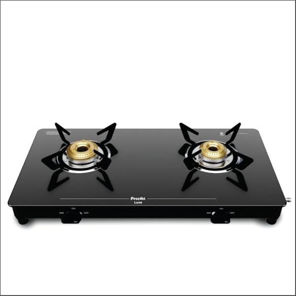 PREETHI LUXE 2B GLASS TOP GAS STOVE