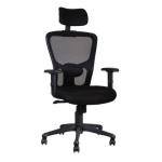 REVOLVING CHAIR WITH NET AND HEAD REST