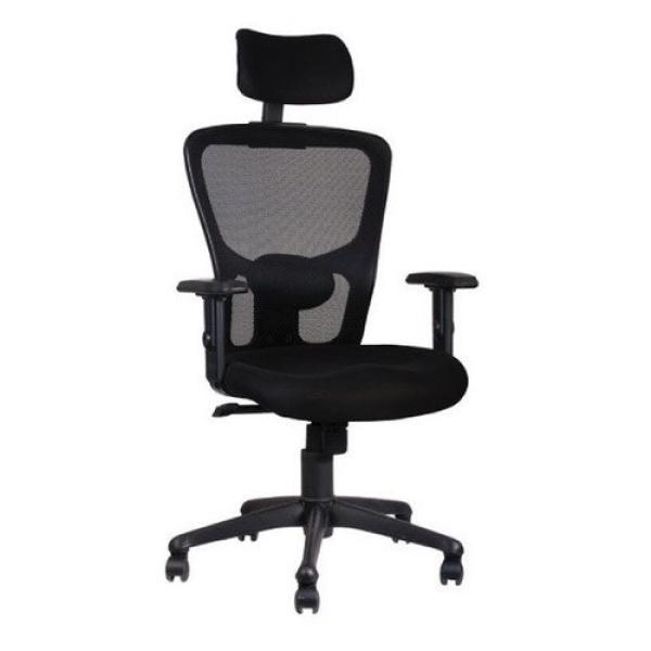 REVOLVING CHAIR WITH NET AND HEAD REST