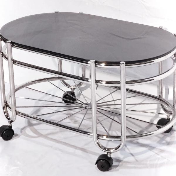 STEEL OVEL TEAPOY