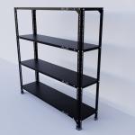 STEEL RACK PLATE 4 X 1