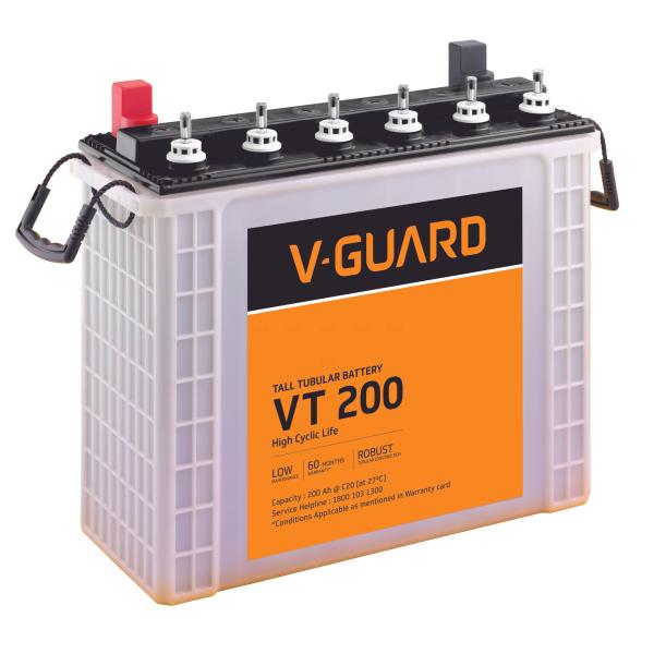 V GUARD 200AH BATTERY